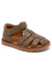 bisgaard Leder-Halbsandalen in Khaki