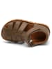 bisgaard Leren enkelsandalen kaki