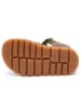 bisgaard Leren enkelsandalen kaki