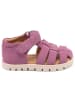 bisgaard Leder-Halbsandalen in Lila