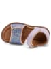 bisgaard Leder-Sandalen in Lila