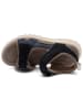 bisgaard Sandalen in Dunkelblau/ Beige