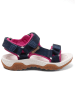bisgaard Sandalen in Dunkelblau/ Pink