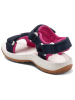 bisgaard Sandalen in Dunkelblau/ Pink