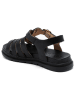 bisgaard Leder-Sandalen in Schwarz