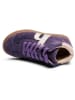 bisgaard Leder-Sneakers in Lila/ Gold