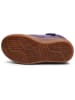bisgaard Leder-Sneakers in Lila/ Gold