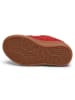 bisgaard Leder-Sneakers in Rot/ Weiß