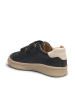 bisgaard Leder-Sneakers in Dunkelblau/ Beige/ Hellblau