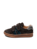 bisgaard Leder-Sneakers in Braun/ Grau/ Blau