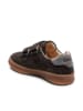 bisgaard Leder-Sneakers in Braun/ Grau/ Blau