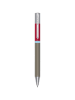 Remember Balpen "Paul" olijfgroen/rood - (L)13 cm