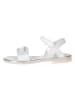Primigi Leder-Sandalen "Fantasy Days" in Weiß/ Silber