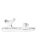 Primigi Leren sandalen "Bonny" wit/zilverkleurig