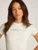 TOMMY JEANS Koszulka w kolorze kremowym