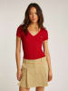 TOMMY JEANS Koszulka w kolorze czerwonym