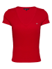 TOMMY JEANS Koszulka w kolorze czerwonym