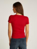 TOMMY JEANS Koszulka w kolorze czerwonym