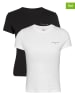 TOMMY JEANS 2er-Set: Shirts in Schwarz/ Weiß
