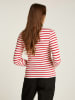 TOMMY JEANS Longsleeve in Weiß/ Rot