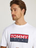 TOMMY JEANS Koszulka w kolorze białym