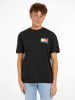 TOMMY JEANS Koszulka w kolorze czarnym