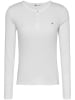 TOMMY JEANS Longsleeve in Weiß
