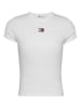 TOMMY JEANS Koszulka w kolorze białym