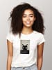 WOOOP Shirt "Kitty Mugshot" wit