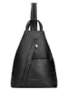 Wojas Leder-Rucksack in Schwarz/ Schwarz - (B)25 x (H)30 x (T)12 cm