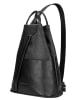Wojas Leder-Rucksack in Schwarz/ Schwarz - (B)25 x (H)30 x (T)12 cm