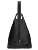 Wojas Leder-Rucksack in Schwarz/ Schwarz - (B)25 x (H)30 x (T)12 cm