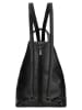Wojas Leder-Rucksack in Schwarz/ Schwarz - (B)25 x (H)30 x (T)12 cm