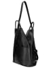 Wojas Leder-Rucksack in Schwarz/ Schwarz - (B)25 x (H)30 x (T)12 cm