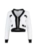 trendyol Cardigan in Creme/ Schwarz