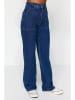 trendyol Spijkerbroek - mom fit - blauw