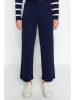 trendyol 2-delige outfit donkerblauw/crème