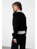 trendyol Vest zwart/wit