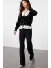trendyol Vest zwart/wit