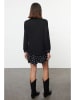 trendyol Kleid in Schwarz/ Weiß