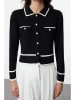 trendyol Cardigan in Schwarz/ Weiß