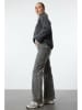 trendyol Spijkerbroek - comfort fit - beige/zwart