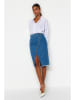 trendyol Jeansrock in Blau