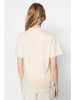 trendyol 2-delige set: shirts beige/donkerbruin