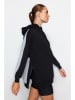 trendyol Hoodie in Schwarz/ Grau