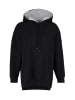 trendyol Hoodie in Schwarz/ Grau