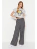 trendyol Marlenehose in Grau
