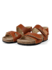 KAVAT Leren sandalen "Bomhus" lichtbruin