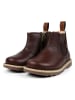 KAVAT Leder-Chelsea-Boots "Nymölla EP" in Dunkelbraun