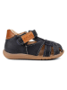 KAVAT Leren enkelsandalen "Rullsand EP" donkerblauw